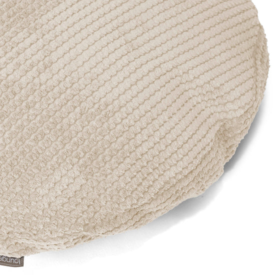 Kuddfodral Rund 50cm - Pom-pom Elfenbensvit 02