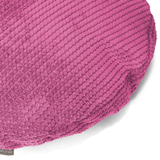 Kuddfodral Rund 50cm - Pom-pom Rosa 02