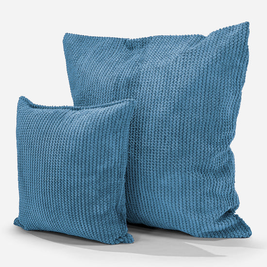 Kuddfodral XL 70 x 70cm - Pom-pom Himmelsblå 02