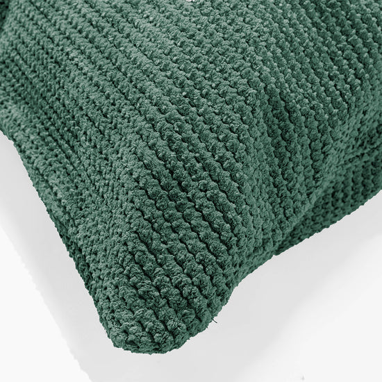 Kuddfodral XL 70 x 70cm - Pom-pom Mossgrön 03