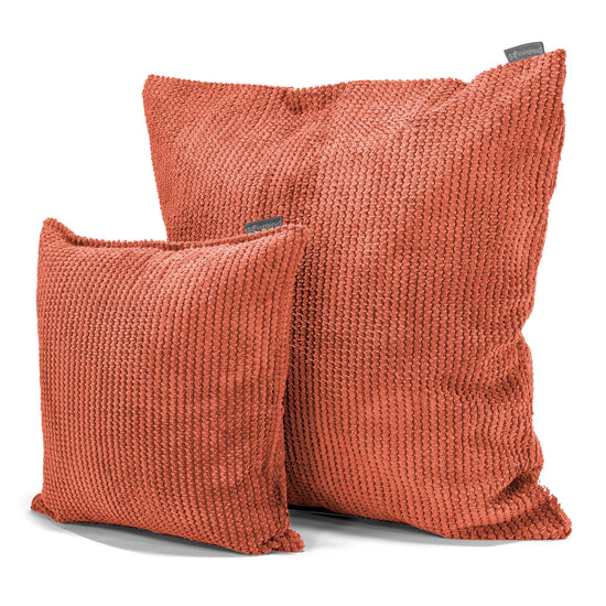 Kuddfodral XL 70 x 70cm - Pom-pom Pumpaorange 02
