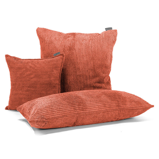 Kuddfodral XL 70 x 70cm - Pom-pom Pumpaorange 04