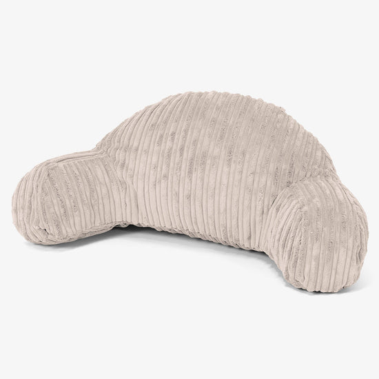 Läskudde med Högt Ryggstöd för Barn - Klassisk Manchestertyg Elfenbensvit 01