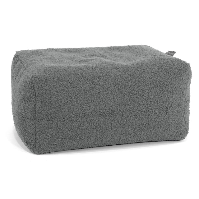 Liten Fotpall - Boucle Grå 01