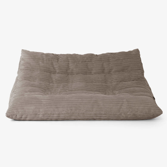 Noah Golvsofa Saccosäck - Manchestertyg Duvgrå 01