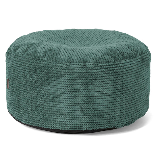 Ottomanpuff med Bricka - Pom-pom Mossgrön - 02