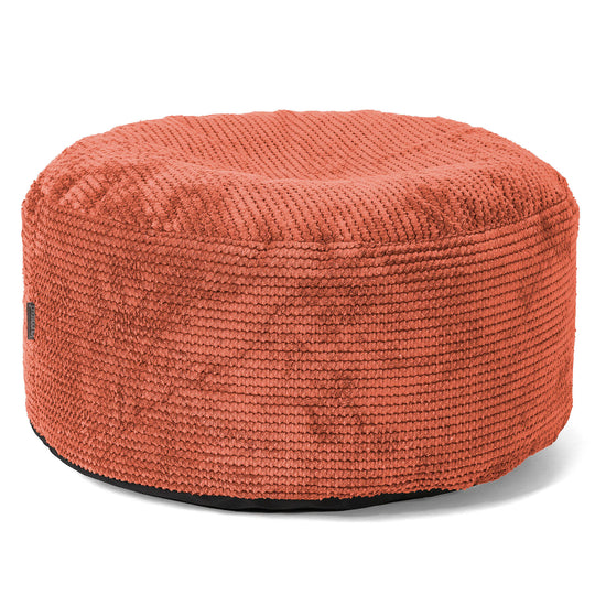 Ottomanpuff med Bricka - Pom-pom Pumpaorange - 02