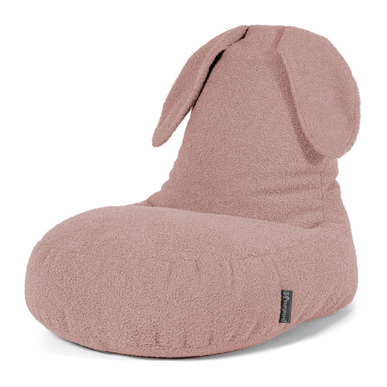 Saccosäck Barn med Djurmotiv Kanin 2-6 år - Boucle Rosa 01