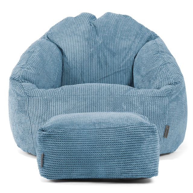 Saccosäck Bubble - Pom-pom Himmelsblå 02