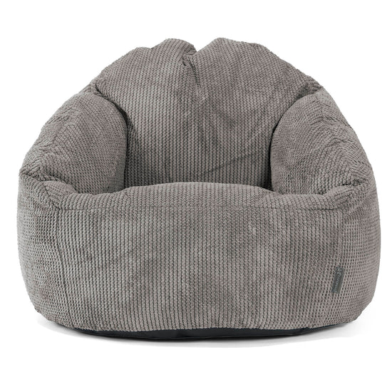 Saccosäck Bubble - Pom-pom Mörkgrå 01