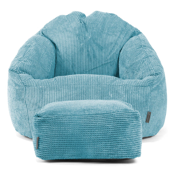 Saccosäck Bubble - Pom-pom Turkos 02