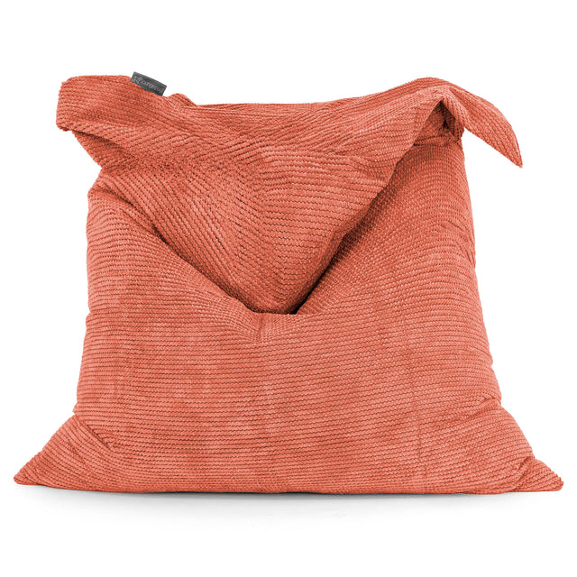 Saccosäck Kudde XXL - Pom-pom Pumpaorange 01