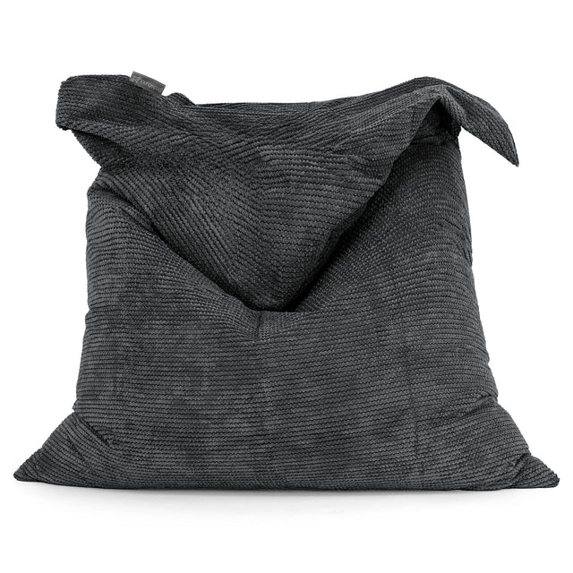 Saccosäck Kudde XXL - Pom-pom Svart 01