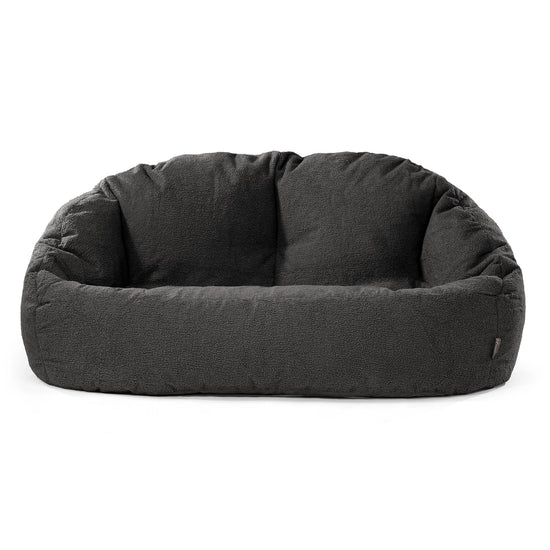Saccosäck Soffa Bubble - Boucle Grafitgrå 01