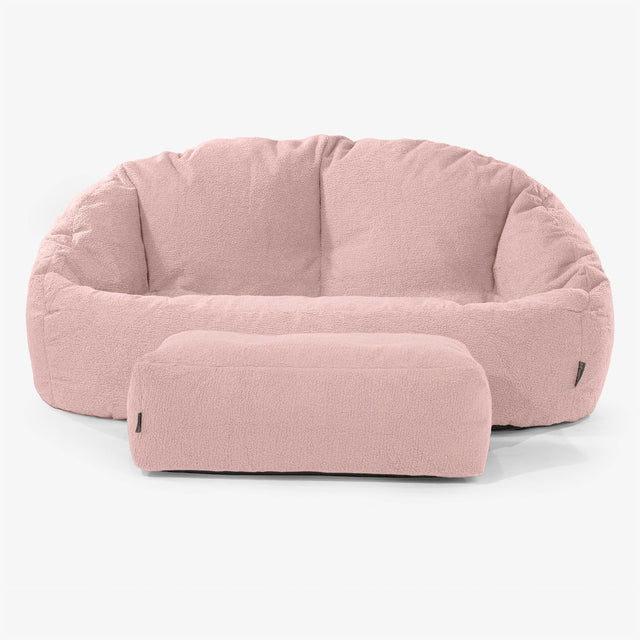 Saccosäck Soffa Bubble - Boucle Rosa 02