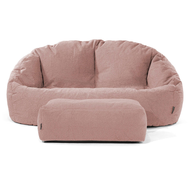 Saccosäck Soffa Bubble - Boucle Rosa 02