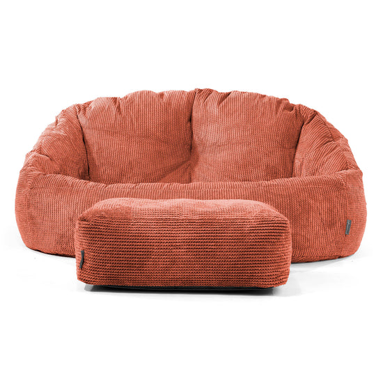 Saccosäck Soffa Bubble - Pom-pom Pumpaorange 02