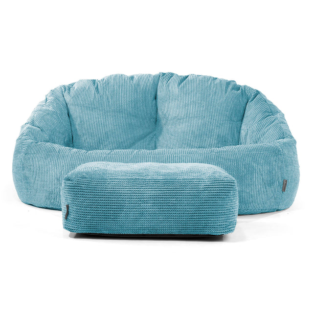 Saccosäck Soffa Bubble - pom Turkos 02