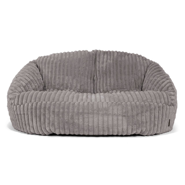 Saccosäck Soffa Bubble - Ultraplyschmanchestertyg Grå 01