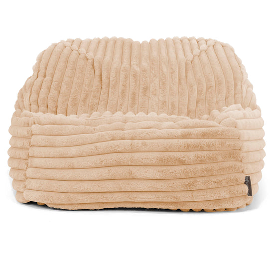 Saccosäckstolen Sloucher - Ultraplyschmanchestertyg Persika 02