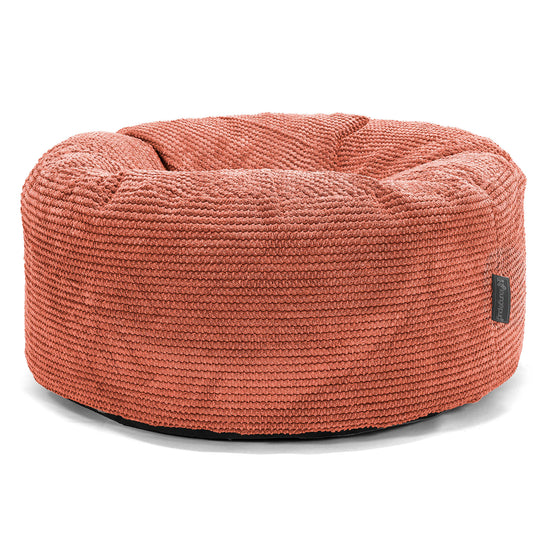Sittpuff Rund - Pom-pom Pumpaorange 01