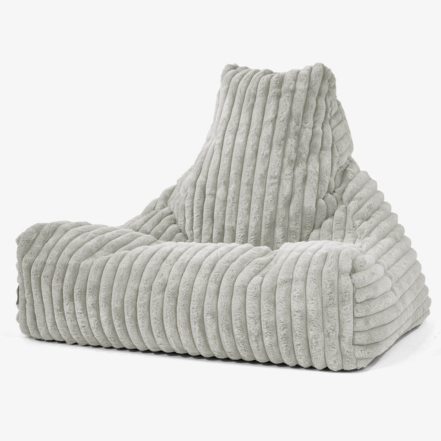 Sittsäck Lounge - Ultraplyschmanchestertyg Salviagrön 01