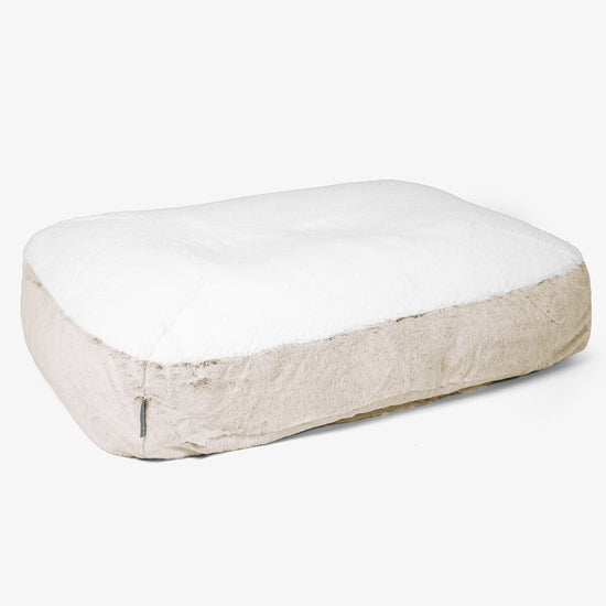 Sloucher Stor Hundsäng - Fuskkaninpäls Gyllenbrun 01