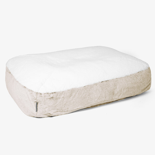 Sloucher Stor Hundsäng - Fuskkaninpäls Gyllenbrun 01