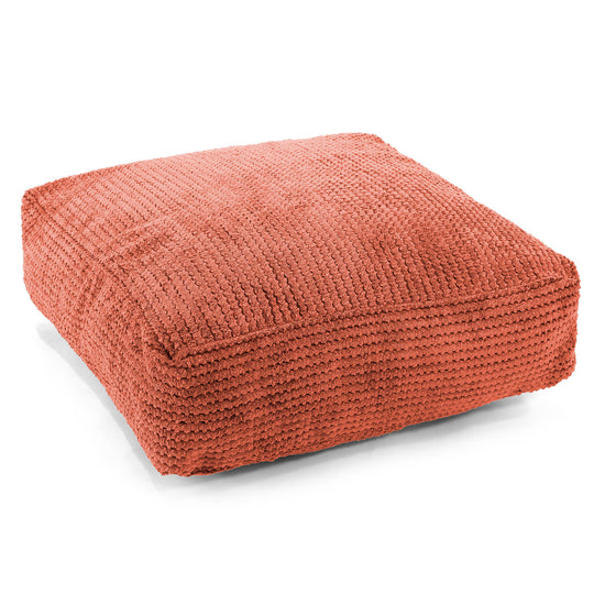Stor Golvkudde - Pom-pom Pumpaorange 01
