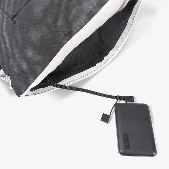 Uppvärmd Kudde 45 x 45cm - Sherpa Marinblå 05