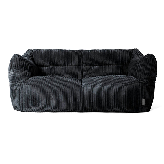 Victor Saccosäcksoffa - Klassisk Manchestertyg Svart 01