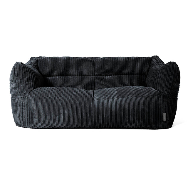 Victor Saccosäcksoffa - Klassisk Manchestertyg Svart 01