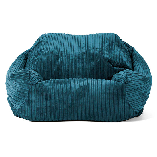 Sabine Saccosäckstol - Klassisk Manchestertyg Teal 02