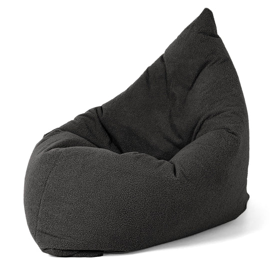 Saccosäck Kudde XXL - Boucle Grafitgrå 02