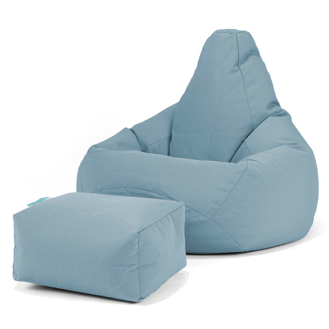 SoleiStorm™ Ultra 2000 h+ Game Fåtölj Saccosäck för Utomhusbruk - Olefin Baby Blå 01