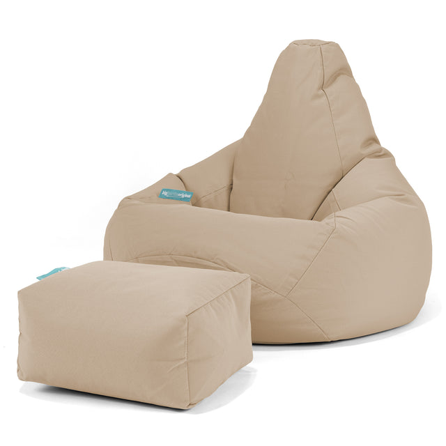 SoleiStorm™ Ultra 2000 h+ Game Fåtölj Saccosäck för Utomhusbruk - Olefin Beige 01