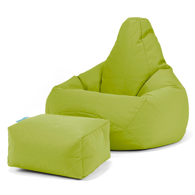 SoleiStorm™ Ultra 2000 h+ Game Fåtölj Saccosäck för Utomhusbruk - Olefin Limegrön 01