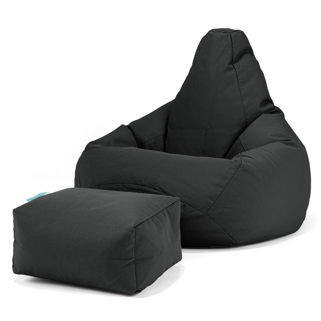 SoleiStorm™ Ultra 2000 h+ Game Fåtölj Saccosäck för Utomhusbruk - Olefin Svart 01