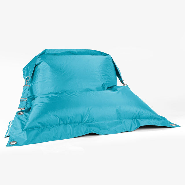 Saccosäck XXL Outdoor 'Med Remmar' - SmartCanvas™ Cyan 01