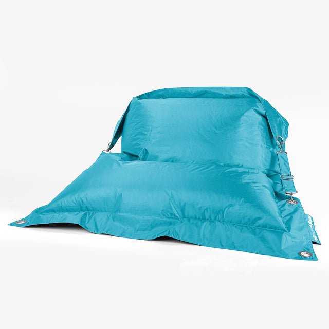 Saccosäck XXL Outdoor 'Med Remmar' - SmartCanvas™ Cyan 01