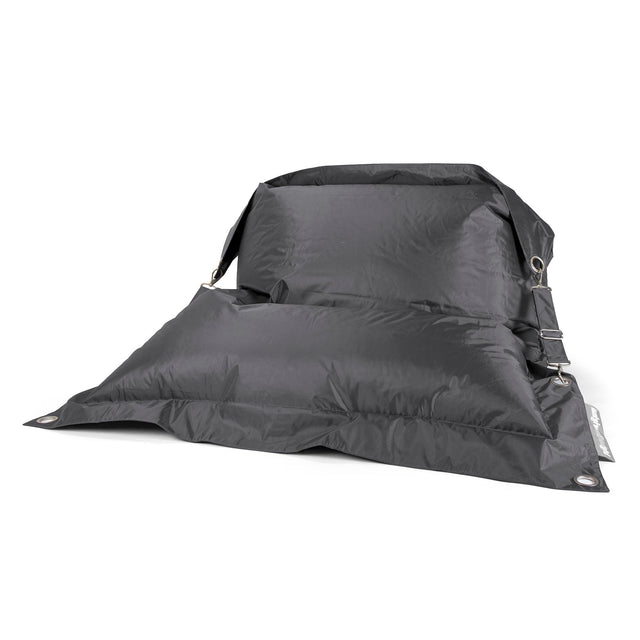 Saccosäck XXL Outdoor 'Med Remmar' - SmartCanvas™ Grafitgrå 01