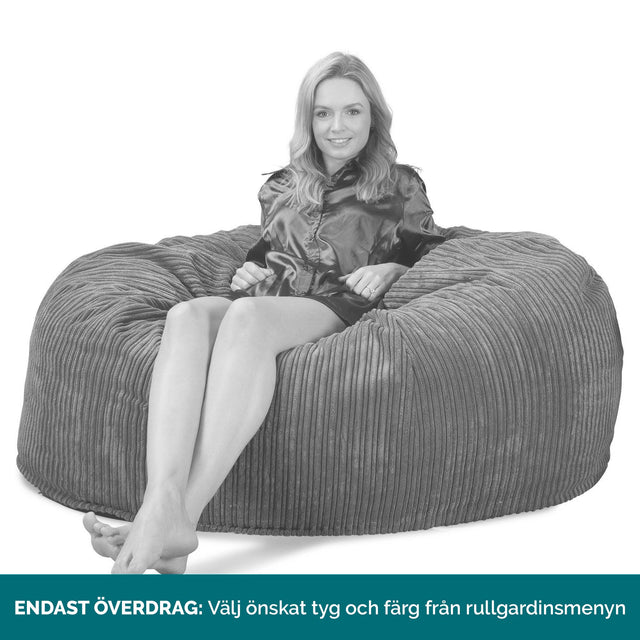 Jättesaccosäck XXL C1010-L, CloudSac® Memoryskum ENDAST ÖVERDRAG - Ersättning/reservdelar 01