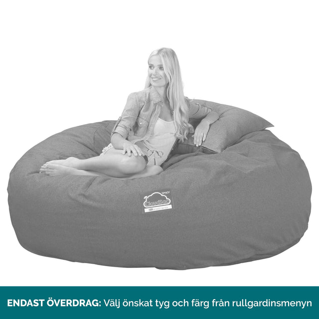 Dubbel saccosäcksoffa XXL C3000-L, CloudSac® Memoryskum ENDAST ÖVERDRAG - Ersättning/reservdelar 01