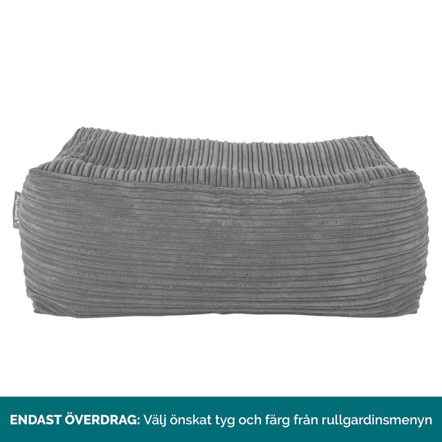 Fotpall Sittpuff Stor ENDAST ÖVERDRAG - Ersättning/reservdelar 01