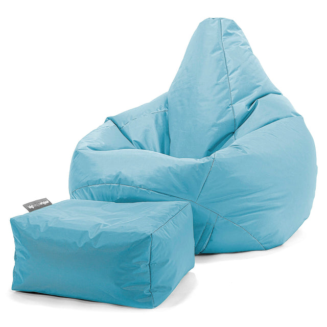 Game Fåtölj Saccosäck - SmartCanvas™ Cyan 02
