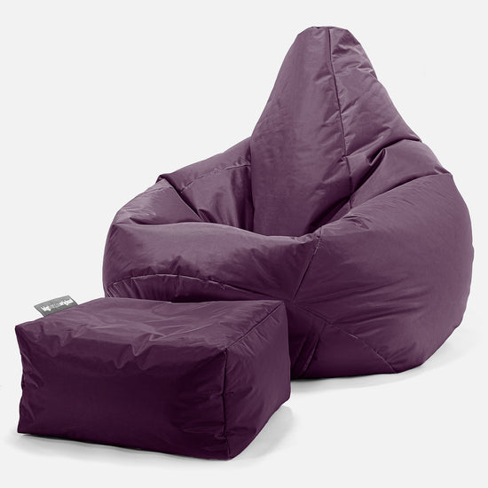 Game Fåtölj Saccosäck - SmartCanvas™ Lila 01