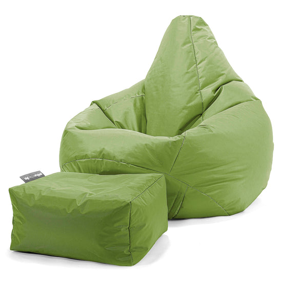 Game Fåtölj Saccosäck - SmartCanvas™ Limegrön 02