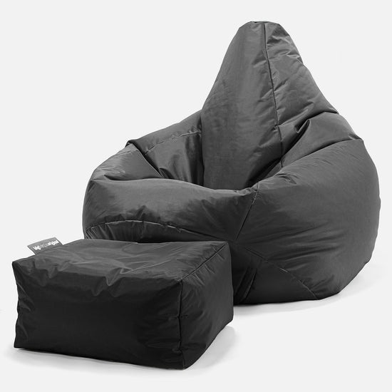 Game Fåtölj Saccosäck - SmartCanvas™ Svart 01