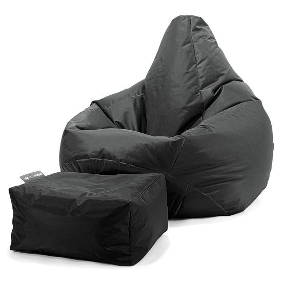Game Fåtölj Saccosäck - SmartCanvas™ Svart 02