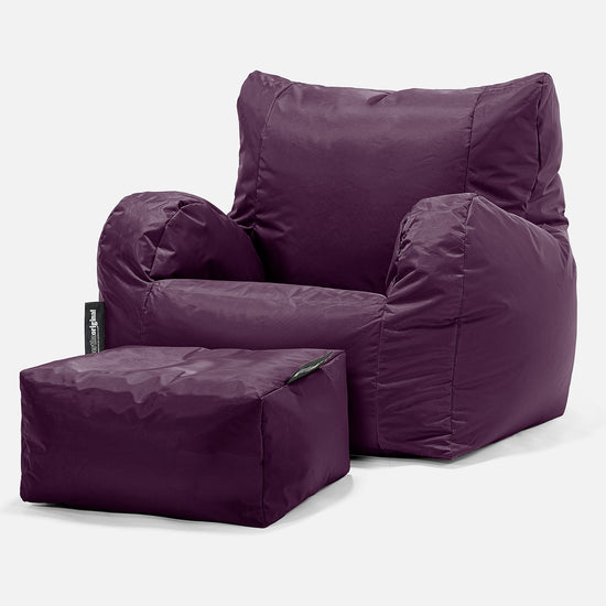Sittsäck Fåtölj - SmartCanvas™ Lila 02